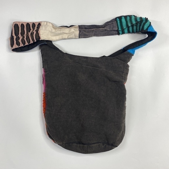 Hobo Colorful Hippie Shoulder Sling Patchwork Floral Bag - Picture 6 of 7